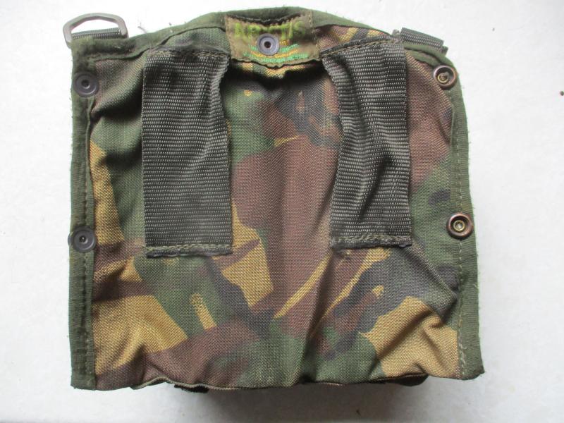 ORIGINAL old skool ARKTIS PLCE dpm DOUBLE 5.56MM AMMO POUCH holds 6 MAGS WEBBING POUCH