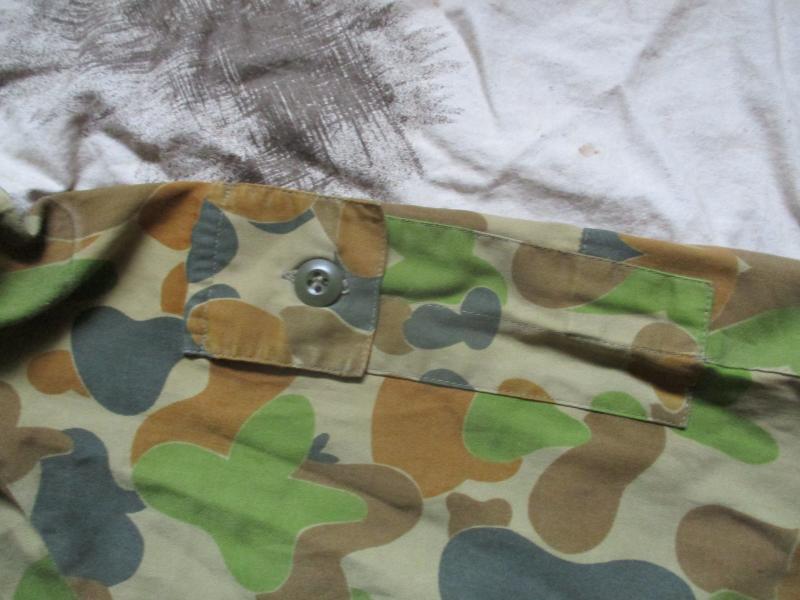 GENUINE issue AUSTRALIAN army JUNGLE AUSCAM DPU camo COMBAT SHIRT medium - large