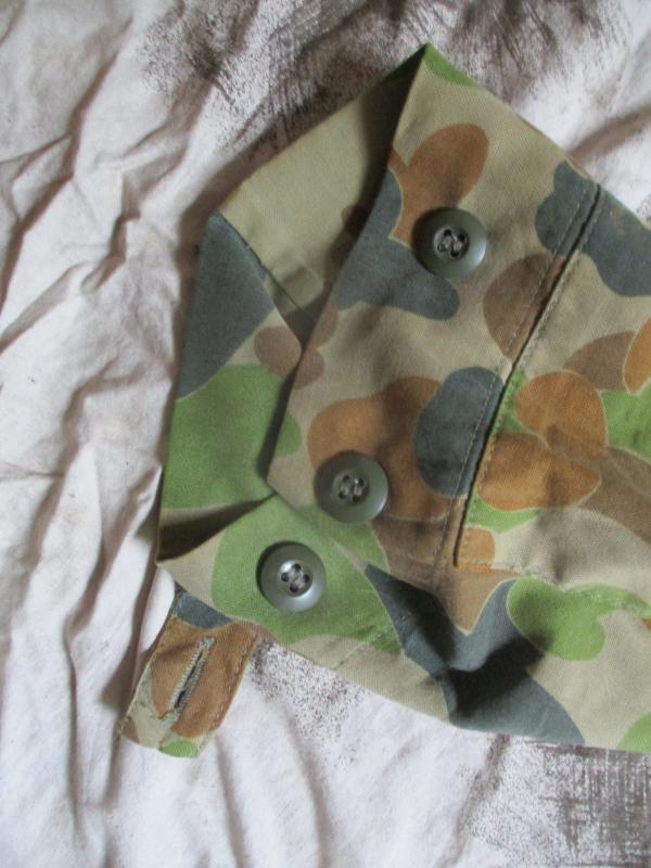 GENUINE issue AUSTRALIAN army JUNGLE AUSCAM DPU camo COMBAT SHIRT medium - large