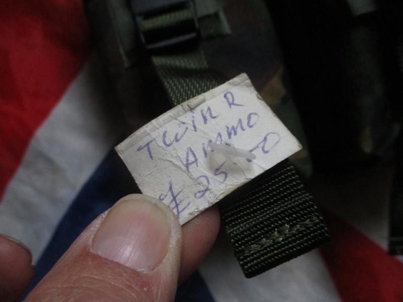 ORIGINAL old skool 90's HM SUPPLIES PLCE dpm WEBBING 5.56mm ammo mag magazine POUCH new
