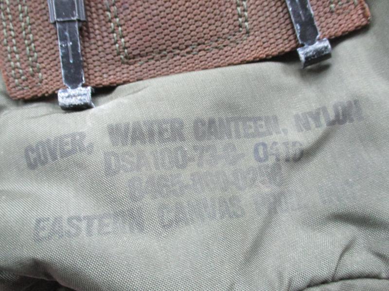 1972 DATE US ARMY VIETNAM WAR issue M1967 M67 WEBBING canteen water bottle POUCH