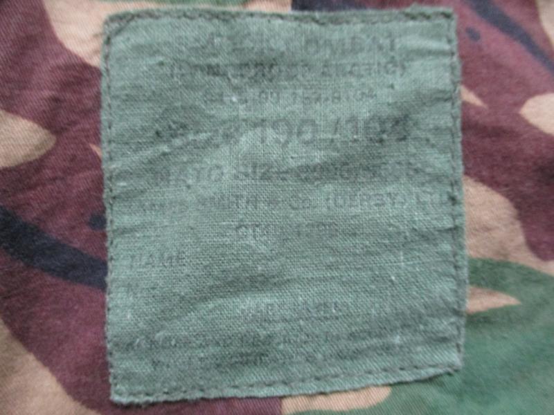 GENUINE falklands war era DPM arctic COTTON GABARDINE windproof SMOCK 190/104 xl