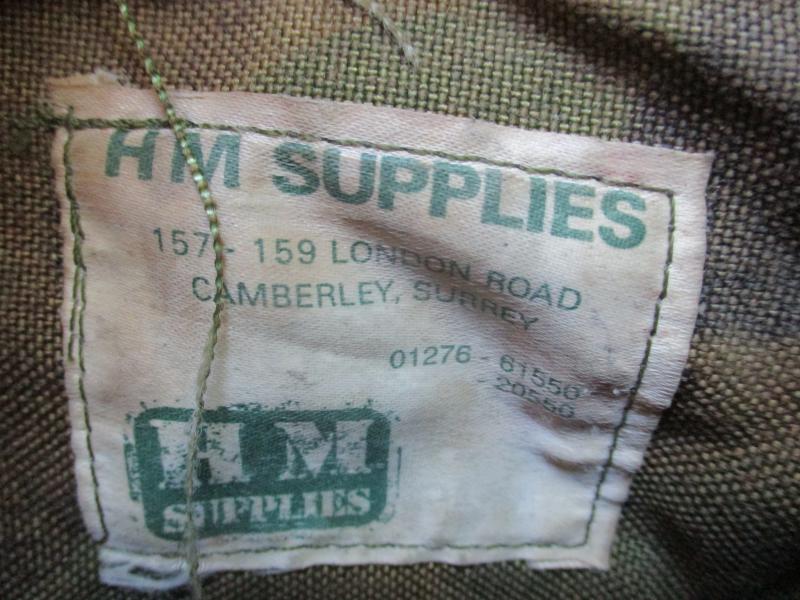 ORIGINAL old skool 90s HM SUPPLIES MADE IN ENGLAND dpm camo NI CHEST RIG WEBBING