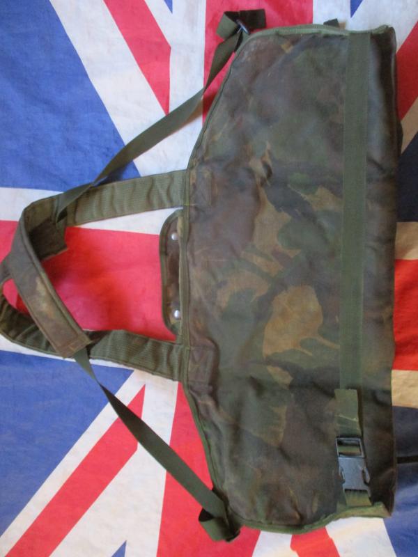 ORIGINAL old skool 90s HM SUPPLIES MADE IN ENGLAND dpm camo NI CHEST RIG WEBBING