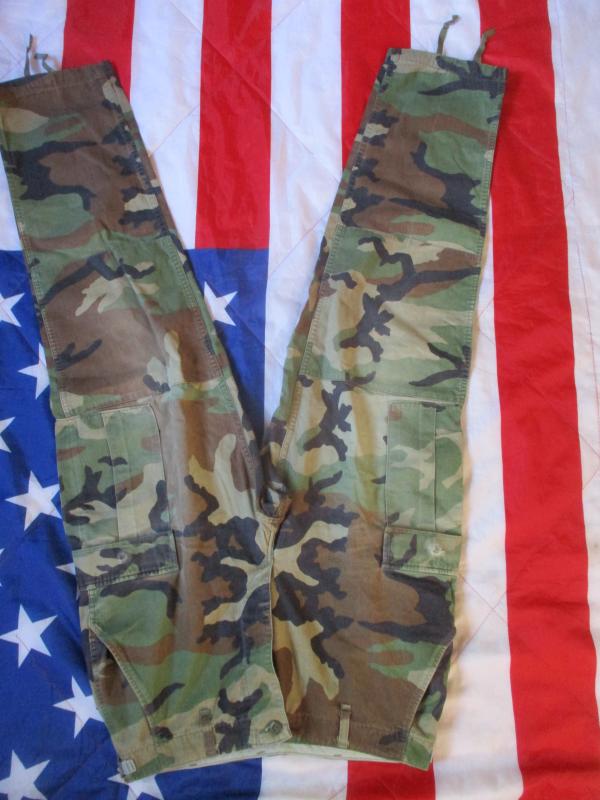 GENUINE issue USA us army / usmc / AMERICAN M81 woodland CAMO BDU combat PANTS TROUSERS m65 material Medium / Long