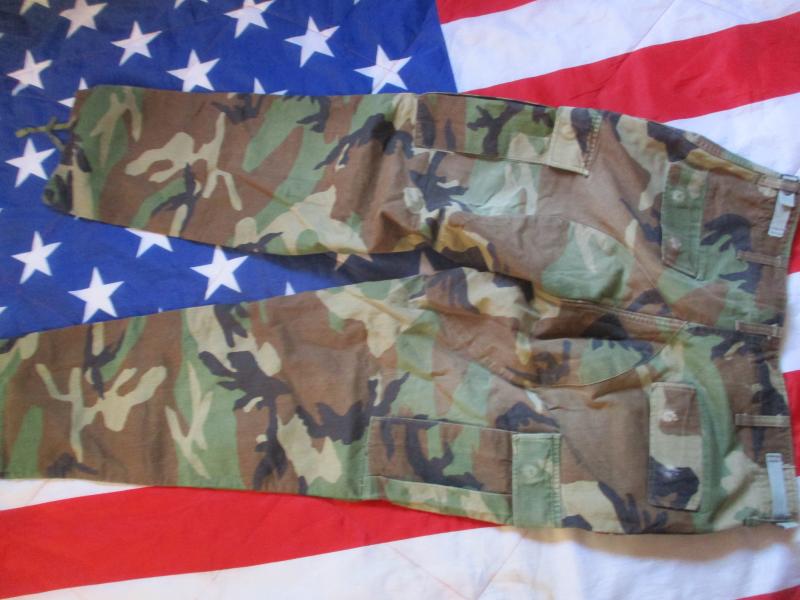 GENUINE issue USA us army / usmc / AMERICAN M81 woodland CAMO BDU combat PANTS TROUSERS m65 material Medium / Long