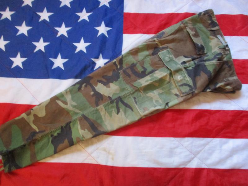 GENUINE issue USA us army / usmc / AMERICAN M81 woodland CAMO BDU combat PANTS TROUSERS m65 material Medium / Long