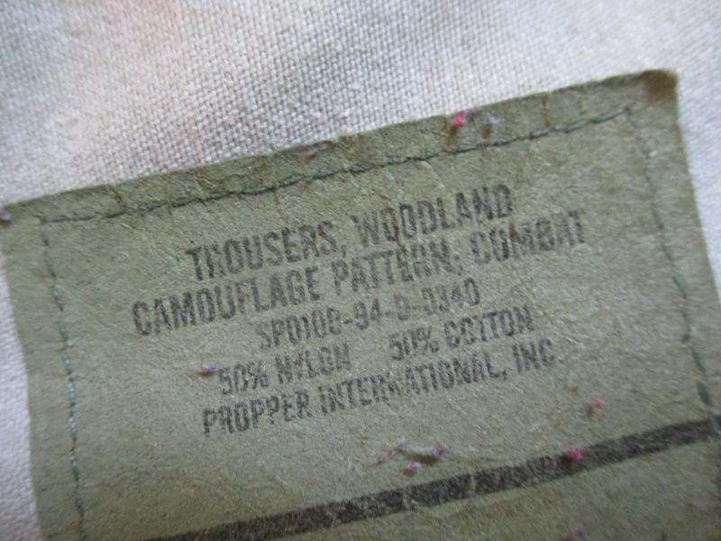 GENUINE issue USA us army / usmc / AMERICAN M81 woodland CAMO BDU combat PANTS TROUSERS m65 material Medium / Long