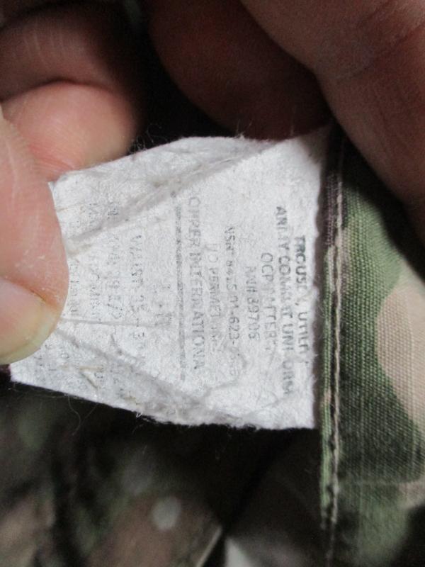 CURRENT US / USSF ISSUE usa scorpion multicam OCP ACU COMBAT CARGO trousers L/R