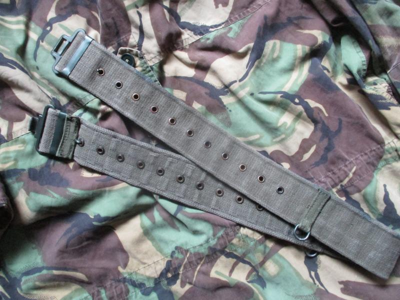 real BRITISH ARMY / PARACHUTE REGIMENT ISSUE 58 PATTERN WEBBING BELT falklands war era