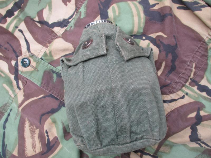 1965 dated 44 PATTERN WEBBING SAS DROP POUCH & WATER BOTTLE & MUG Falklands war