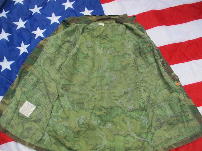 1969 VIETNAM WAR alpha industries US ARMY SLANT POCKET combat JACKET ERDL brown