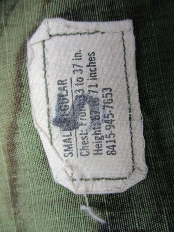 Genuine 1969 VIETNAM WAR US ARMY ISSUE SLANT POCKET combat JACKET ERDL brown
