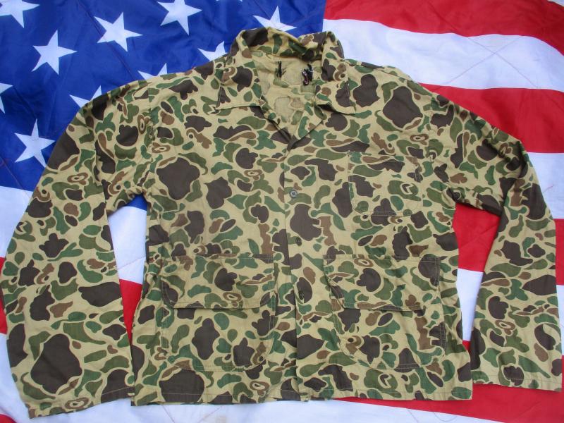 ORIGINAL US ARMY / ARVN Vietnam War duck hunter beo gam CAMO JACKET COAT