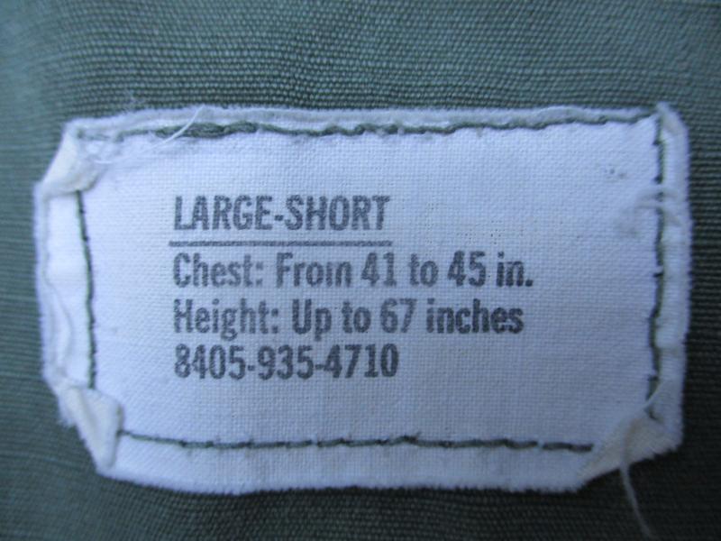 1970 VIETNAM WAR US AIR FORCE USAF SLANT POCKET combat JACKET OG107 GREEN LARGE SHORT