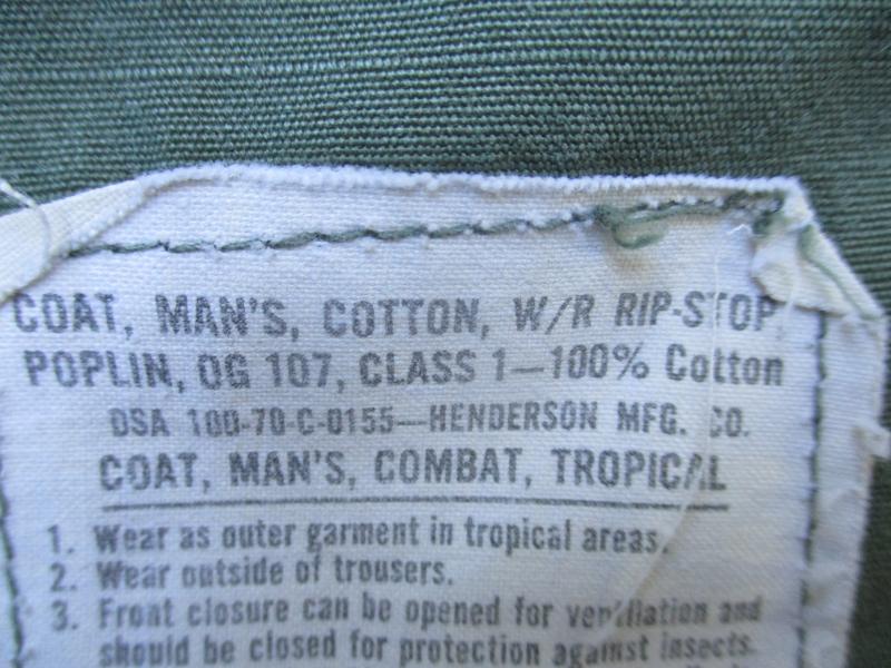 1970 VIETNAM WAR US AIR FORCE USAF SLANT POCKET combat JACKET OG107 GREEN LARGE SHORT