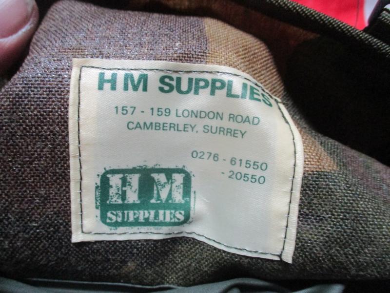 rare HM SUPPLIES OLD SKOOL WEBBING 58 BUTT PACK TWIN RATION PACK dpm POUCH NEW