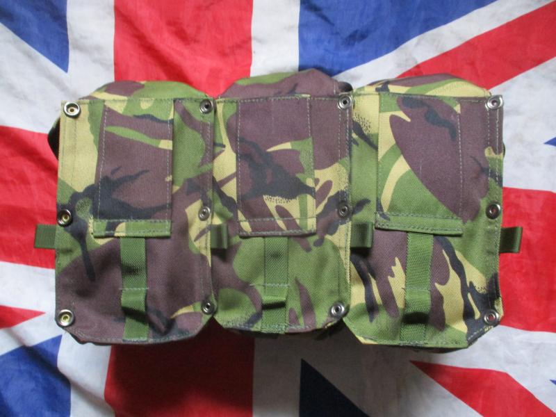 rare HM SUPPLIES OLD SKOOL WEBBING 58 TRIPLE REAR dpm POUCH SET NEW