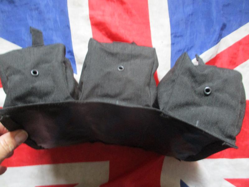 HM SUPPLIES WEBBING bergen day sack modified TRIPLE REAR POUCH SET black NEW