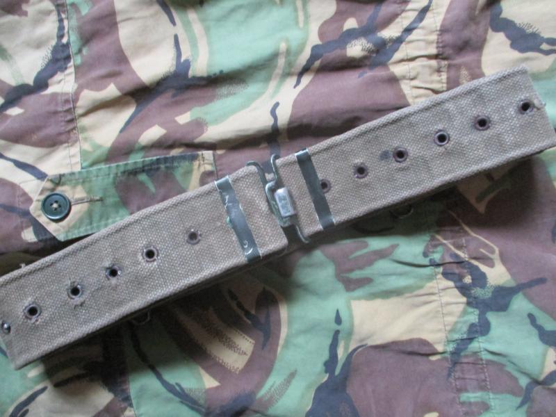 BRITISH ARMY / PARACHUTE REGIMENT ISSUE 58 PATTERN WEBBING BELT rare size LARGE