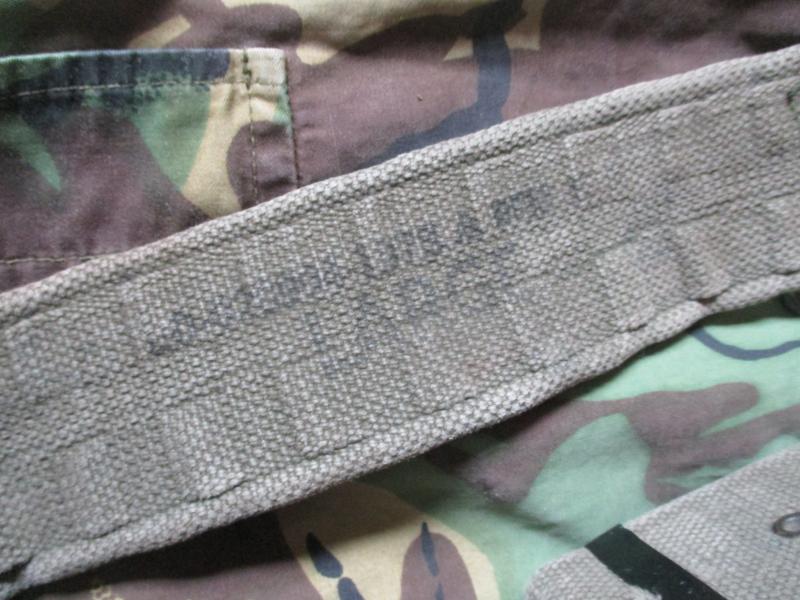 BRITISH ARMY / PARACHUTE REGIMENT ISSUE 58 PATTERN WEBBING BELT rare size LARGE
