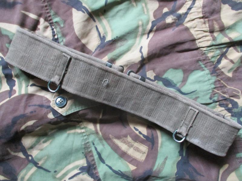 BRITISH ARMY / PARACHUTE REGIMENT ISSUE 58 PATTERN WEBBING BELT rare size LARGE