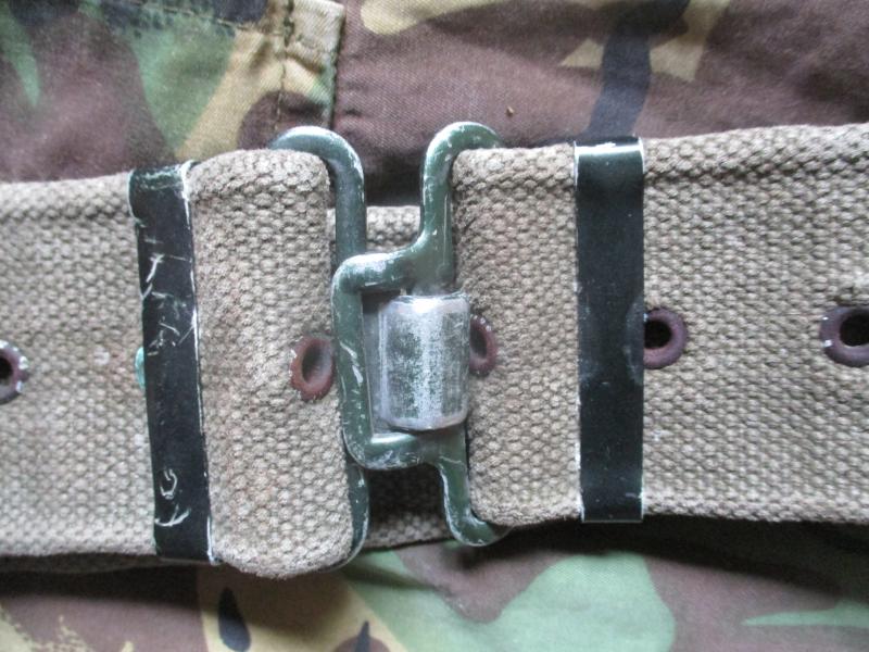 BRITISH ARMY / PARACHUTE REGIMENT ISSUE 58 PATTERN WEBBING BELT rare size LARGE