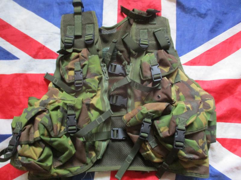 GENUINE BRITISH ARMY ISSUE UK DPM camo PLCE OPS CTR CHEST WEBBING GP WAISTCOAT LBV VEST LBE sas para 90S ally kit