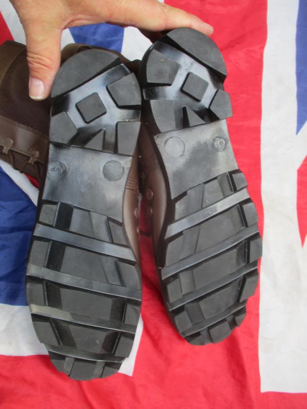 GENUINE wp BRITISH ARMY UKSF sas ISSUE JUNGLE COMBAT BOOTS mtp brown UK 9 L