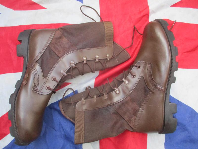 GENUINE wp BRITISH ARMY UKSF sas ISSUE JUNGLE COMBAT BOOTS mtp brown UK 9 L
