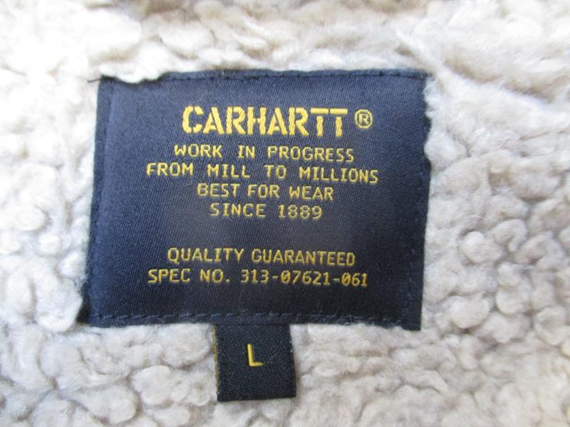 Vintage Carhartt US NAVY blue N1 N3 Sherpa DECK sheffield JACKET COAT large