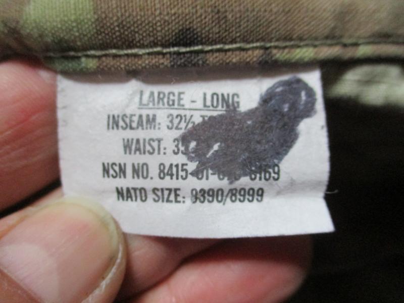Latest us army issue JUNGLE HOT WEATHER combat TROUSERS PANTS scorpion camo Large Long