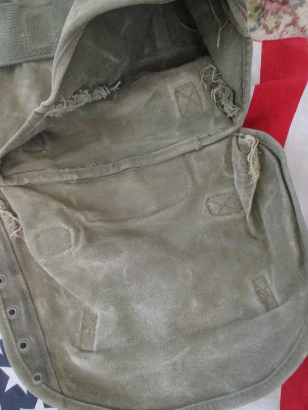genuine US ARMY VIETNAM WAR issue M1956 M56 WEBBING butt pack POUCH