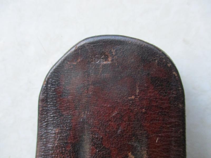 GENUINE ORIGINAL GERMAN ARMY / WAFFEN SS WW2 BLACK LEATHER BELT