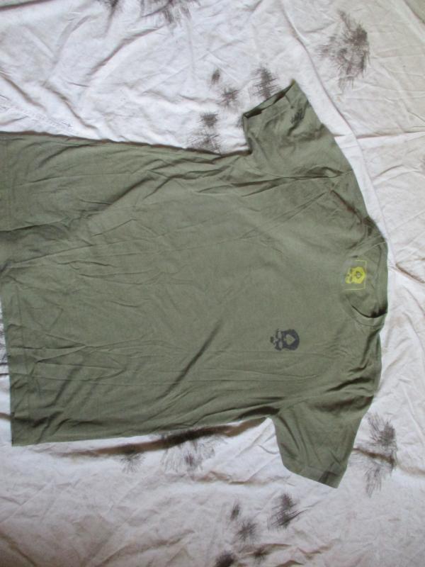 ZERO FOXTROT made in USA heaven & hell T SHIRT militry og green LARGE