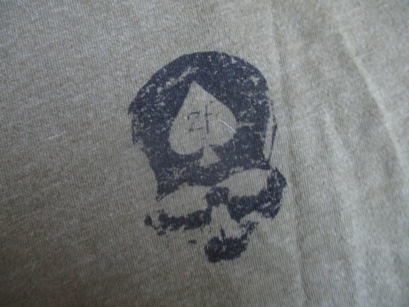 ZERO FOXTROT made in USA heaven & hell T SHIRT militry og green LARGE
