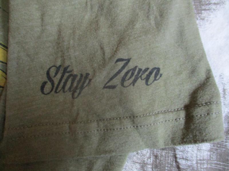 ZERO FOXTROT made in USA heaven & hell T SHIRT militry og green LARGE