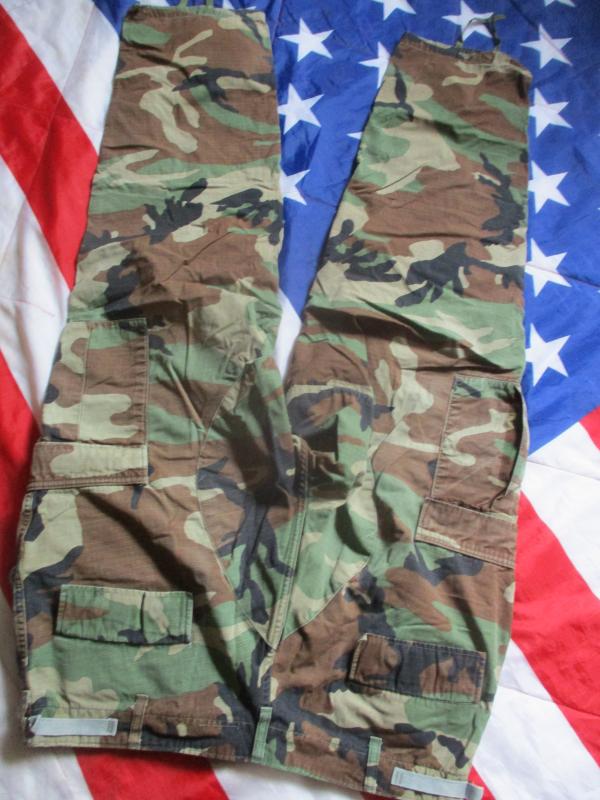 GENUINE issue UU ARMY / USMC / US NAVY USA AMERICAN M81 woodland CAMO BDU combat PANTS TROUSERS L R