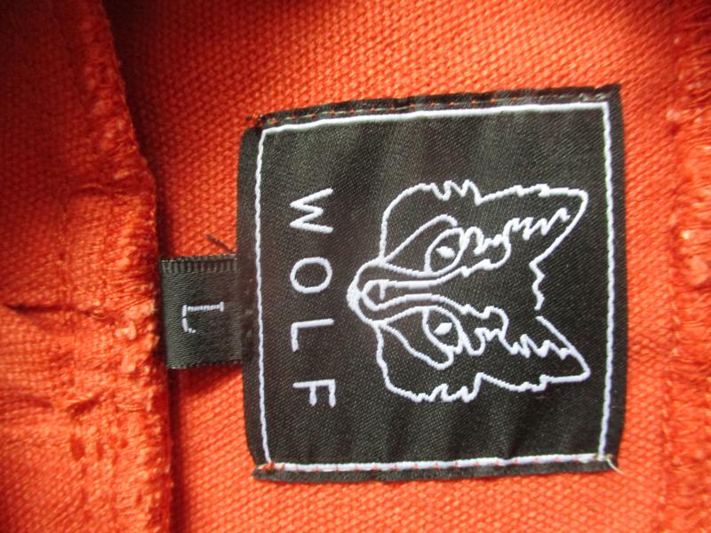 Wolf Clothing Cadet Smock 1960s Style Cotton Canvas Rescue Orange Size Large