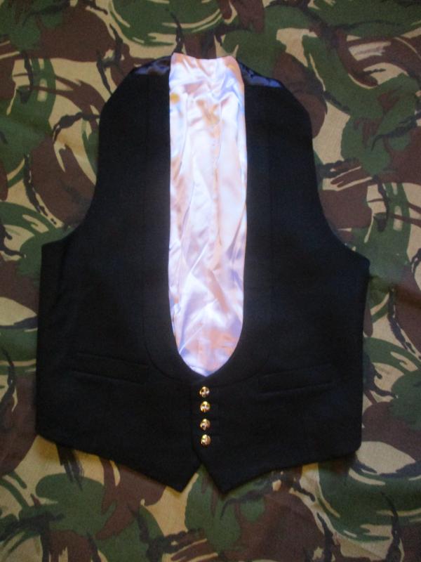 BRITISH ARMY parachute regiment NCO / OFFICER MESS DRESS uniform WAISTCOAT L-XL