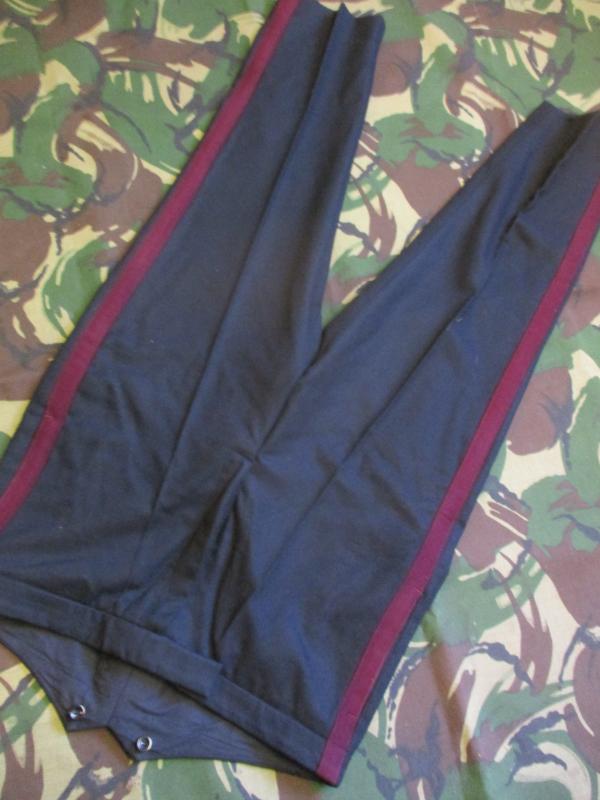 BRITISH ARMY parachute regiment NCO / OFFICER MESS DRESS uniform TROUSERS L-XL u