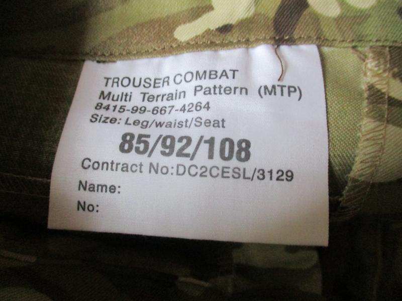 BRITISH ARMY MTP combat 95 soldier 95 jungle TROUSERS PANTS 36