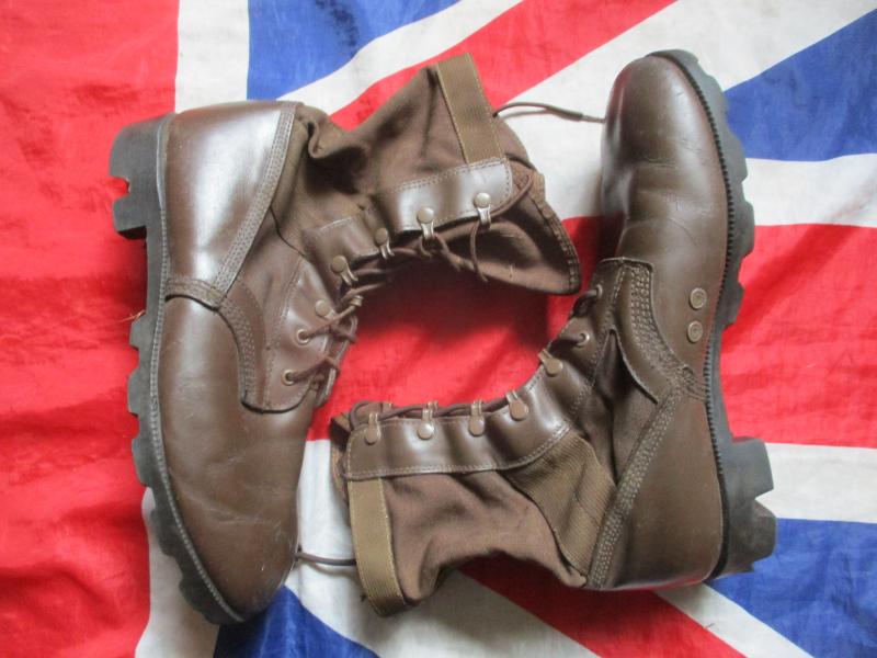 GENUINE wp BRITISH ARMY UKSF sas ISSUE JUNGLE COMBAT BOOTS mtp brown UK 11 m