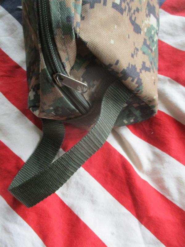 GENUINE USMC US MARINES MARINE marpat woodland ADMIN / WASH BAG