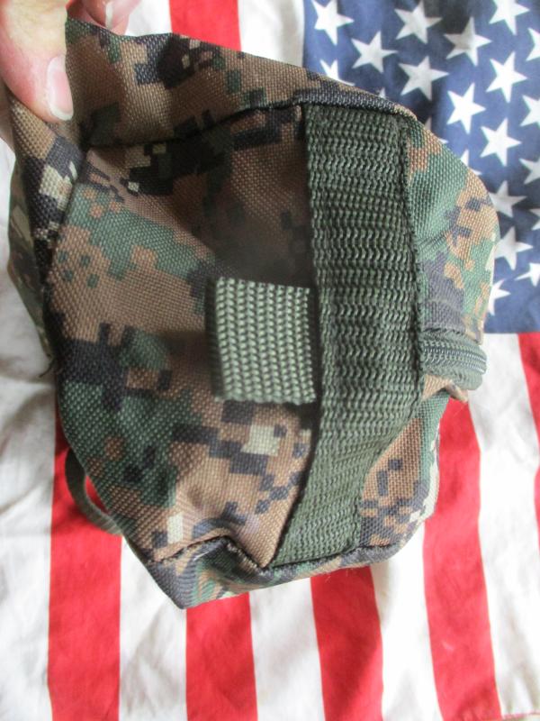 GENUINE USMC US MARINES MARINE marpat woodland ADMIN / WASH BAG