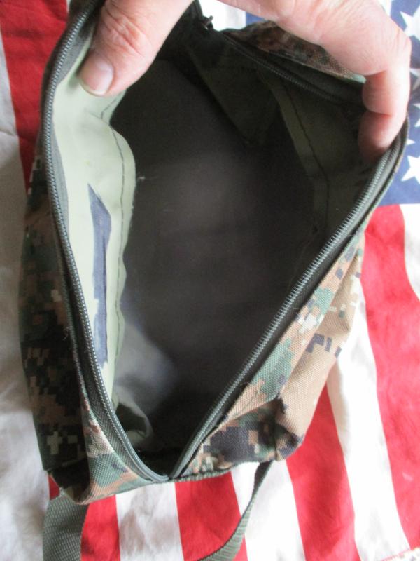 GENUINE USMC US MARINES MARINE marpat woodland ADMIN / WASH BAG