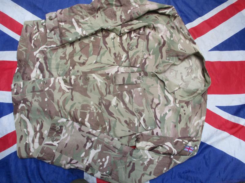 GENUINE BRITISH ARMY ISSUE MTP multicam Barrack  COMBAT shirt 190/112 xl / L