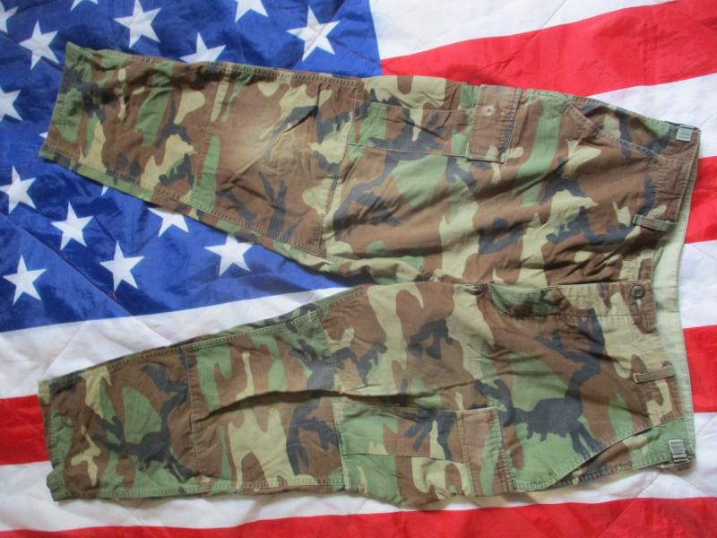 GENUINE issue USA us AMERICAN M81 woodland CAMO BDU combat PANTS TROUSERS m65 LR