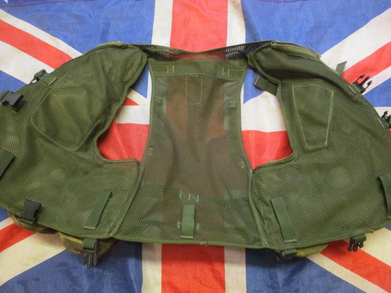 UK MADE private purchase DPM camo PLCE OPS CTR CHEST WEBBING WAISTCOAT LBV VEST LBE 1990S ERA