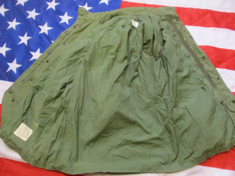 1972 genuine US ARMY ISSUE VIETNAM WAR worn OG 107 usa M65 COAT COMBAT jacket ML